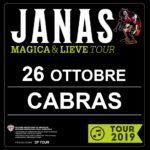 Concerto JANAS "Magica & Lieve Tour" 26 aprile 2019 Piazza Santa Maria Cabras