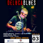Andrea De Luca "Blues in Piazza" 03 settembre 2020 Sant'Anna Arresi
