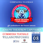 Teatro in Piazza "Joseph Teathrum" 08 agosto Villanovaforru